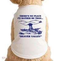 Beaver Valley Funny Offensive Doggie Tank thumb 0