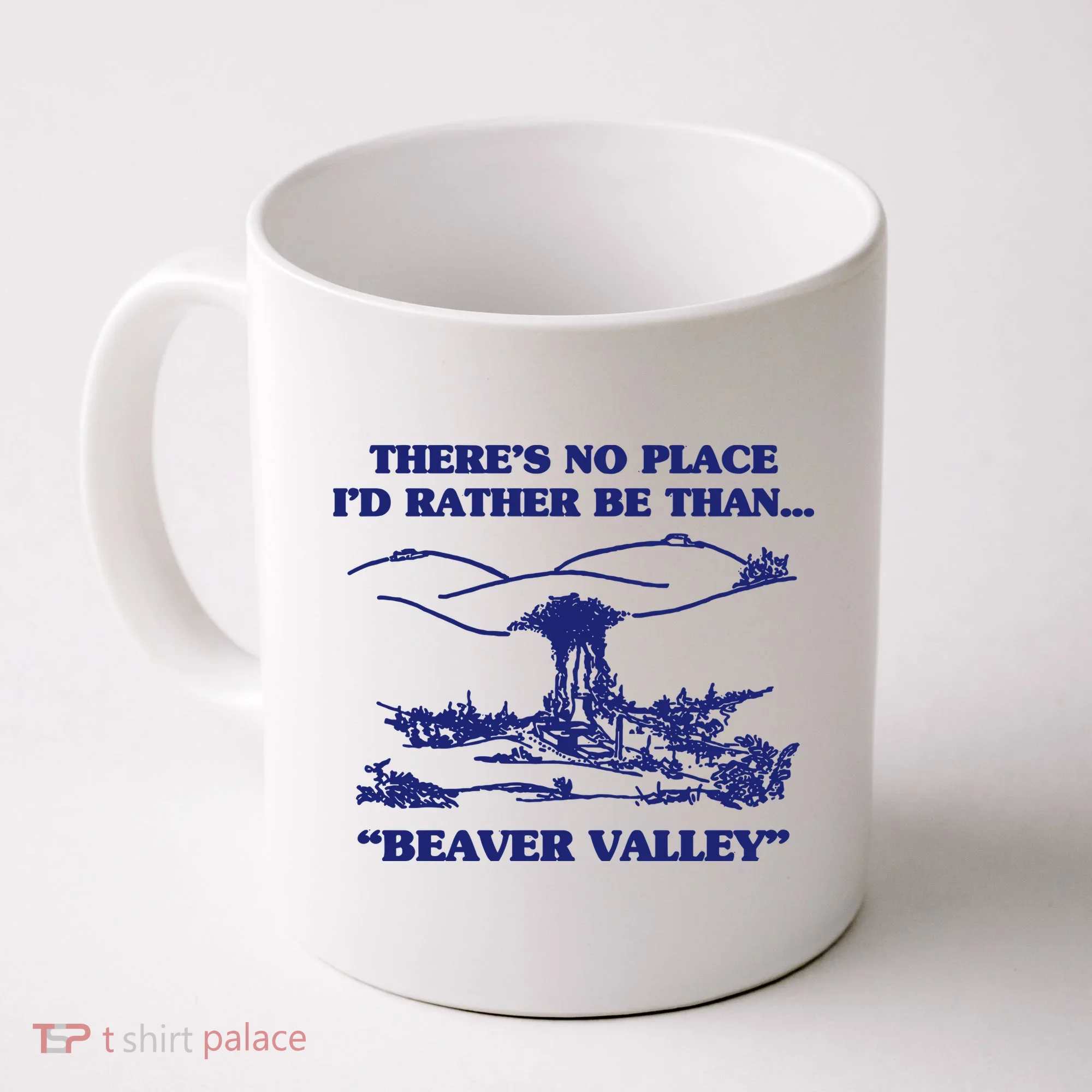 Beaver Valley Funny Offensive Coffee Mug