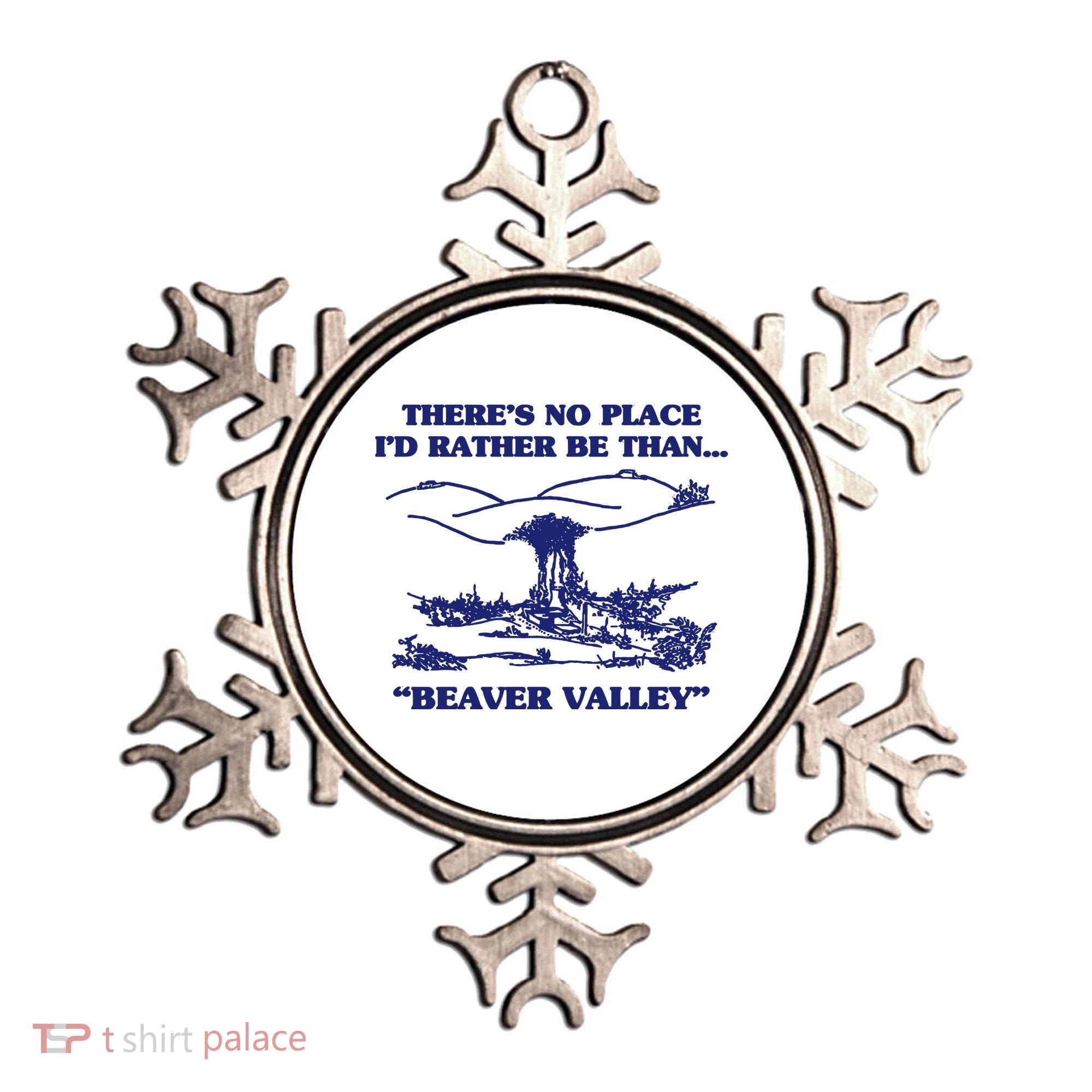 Beaver Valley Funny Offensive Ornament