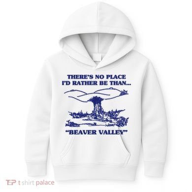 Beaver Valley Funny Offensive Kids Hoodie