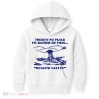 Beaver Valley Funny Offensive Kids Hoodie thumb 0
