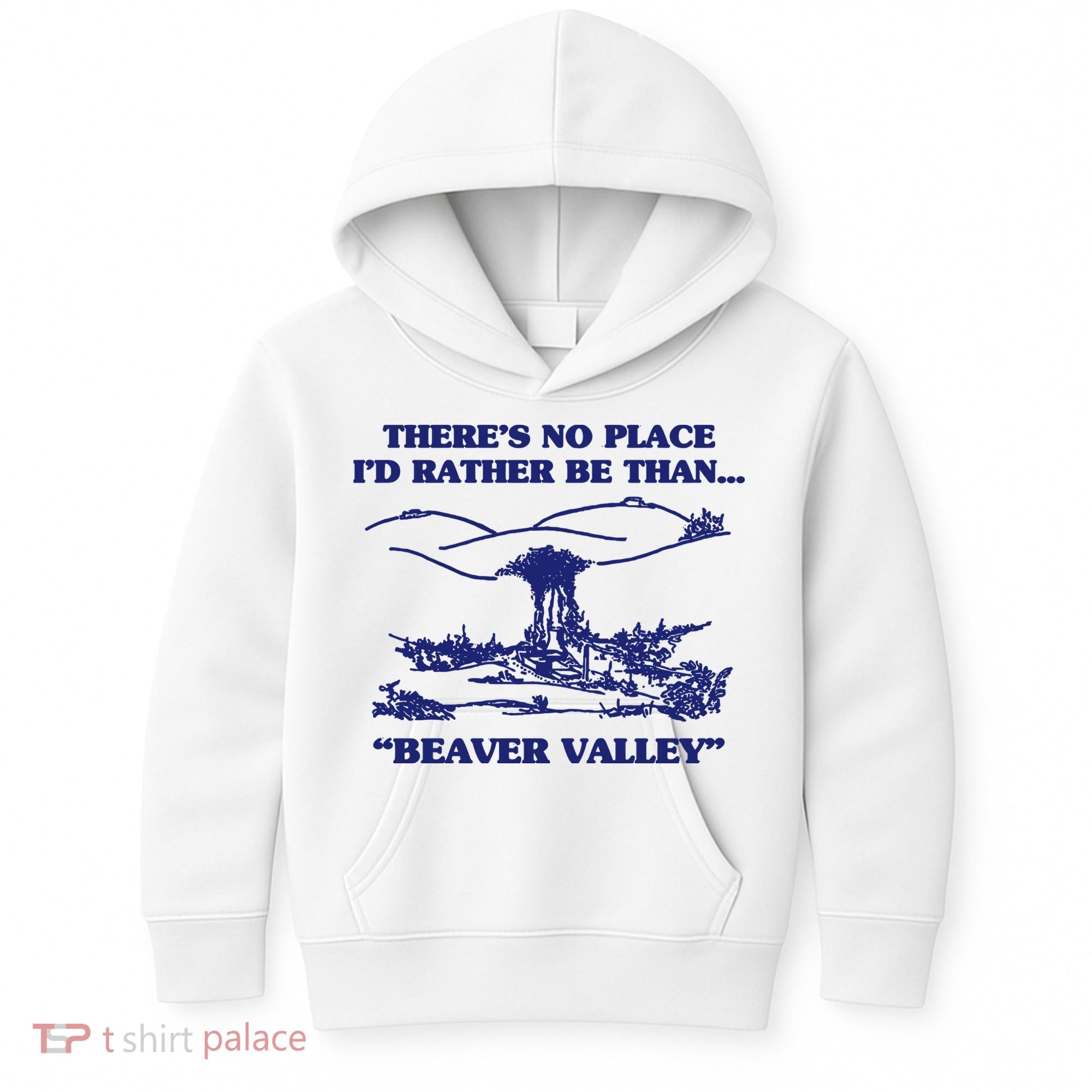Beaver Valley Funny Offensive Kids Hoodie