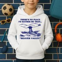 Beaver Valley Funny Offensive Kids Hoodie thumb 2