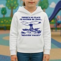 Beaver Valley Funny Offensive Kids Hoodie thumb 3