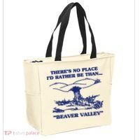 Beaver Valley Funny Offensive Gift Tote Bag thumb 2