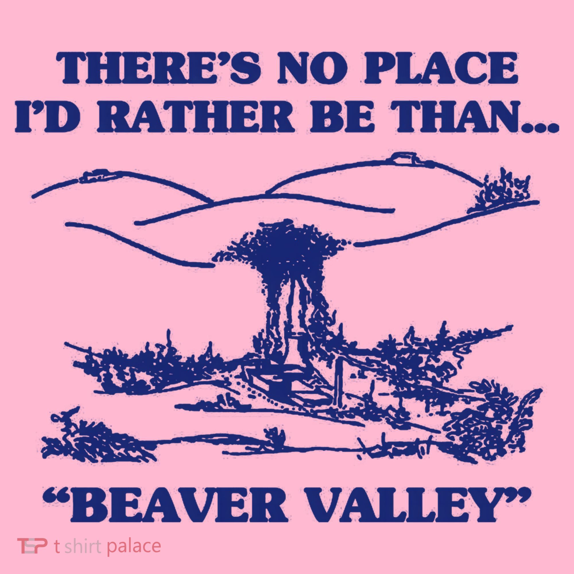 Beaver Valley Funny Offensive Gift Coaster