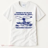 Beaver Valley Funny Offensive Gift Tall T-Shirt thumb 0
