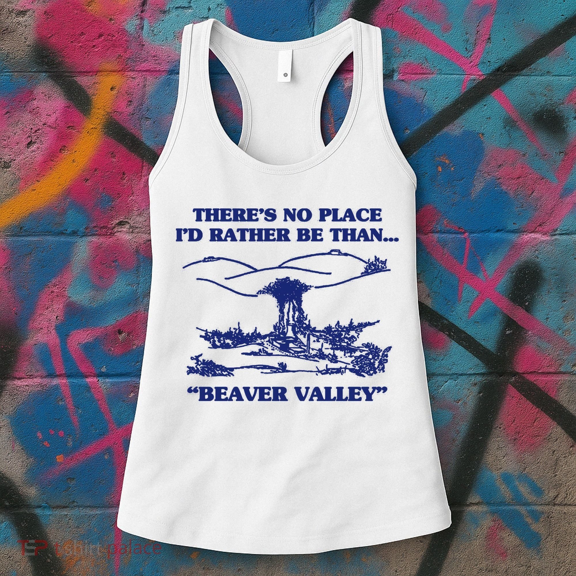 Beaver Valley Funny Offensive Gift Women's Tank Top