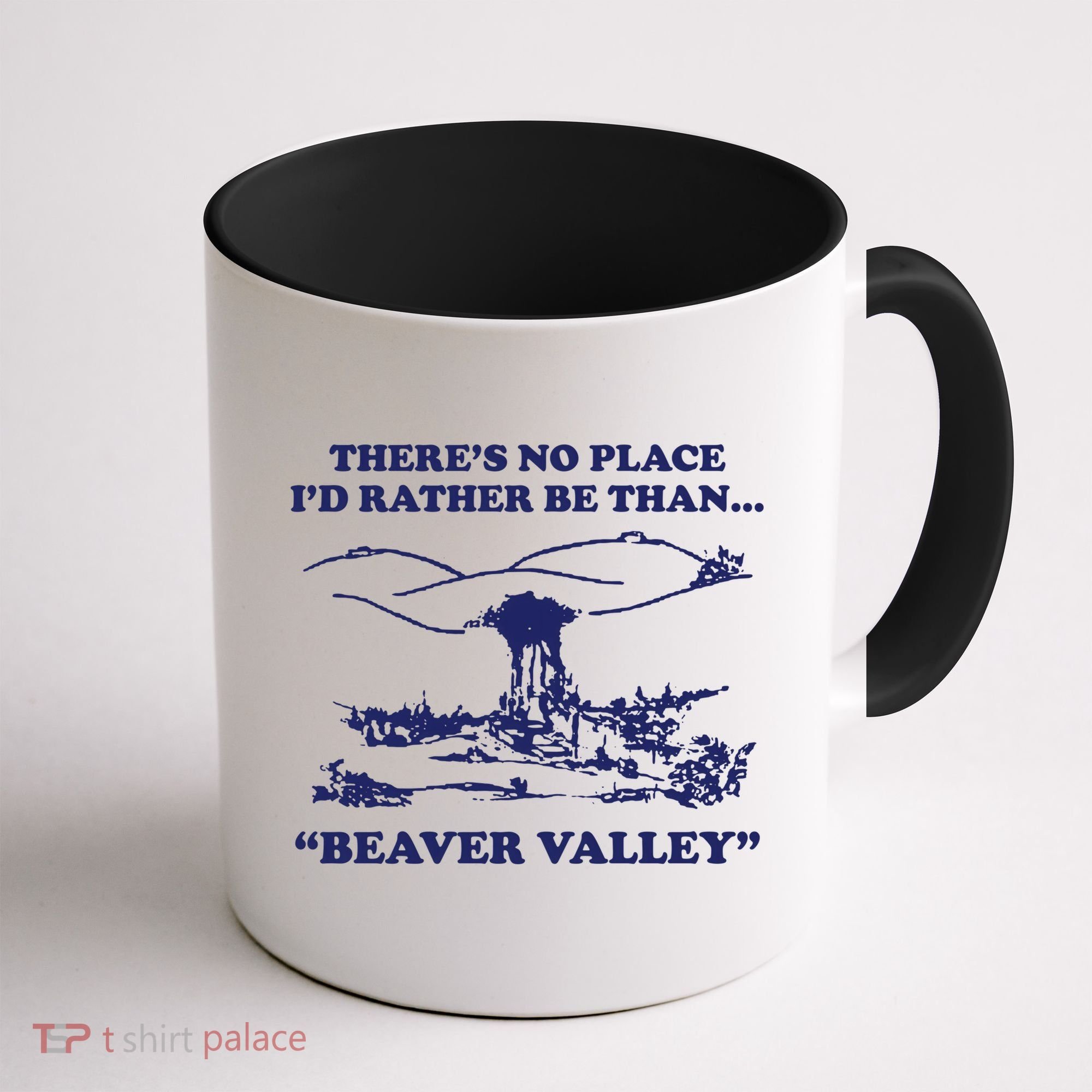 Beaver Valley Funny Offensive Coffee Mug