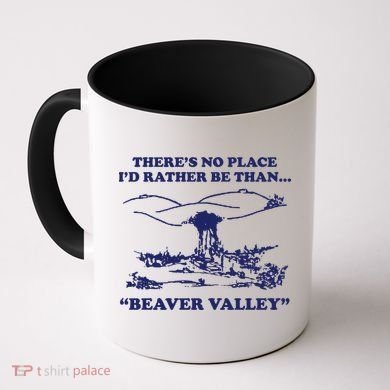 Beaver Valley Funny Offensive Coffee Mug