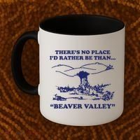Beaver Valley Funny Offensive Coffee Mug thumb 2