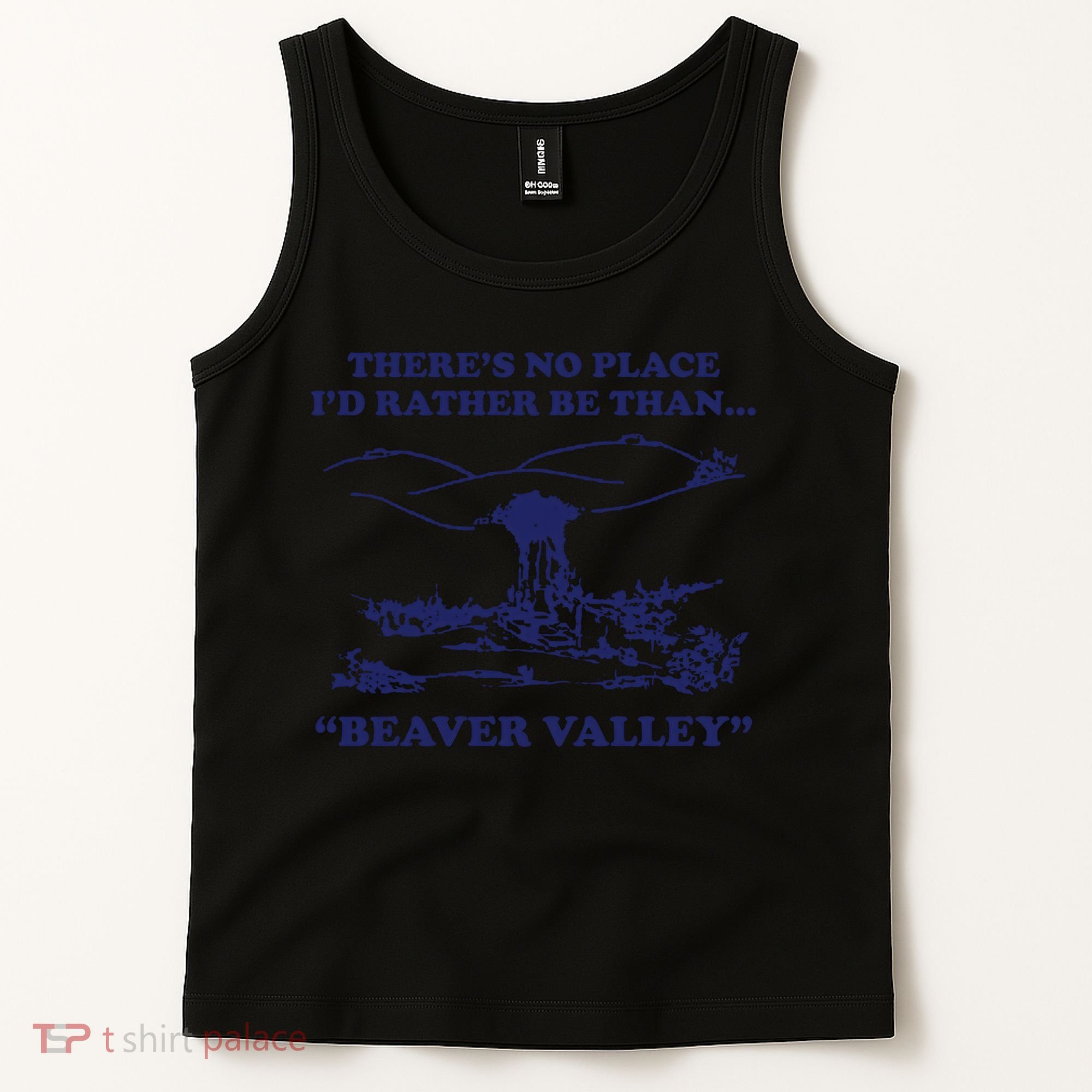 Beaver Valley Funny Offensive Tank Top