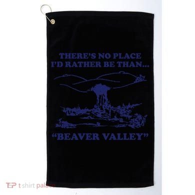 Beaver Valley Funny Offensive Golf Towel