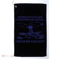 Beaver Valley Funny Offensive Golf Towel thumb 0