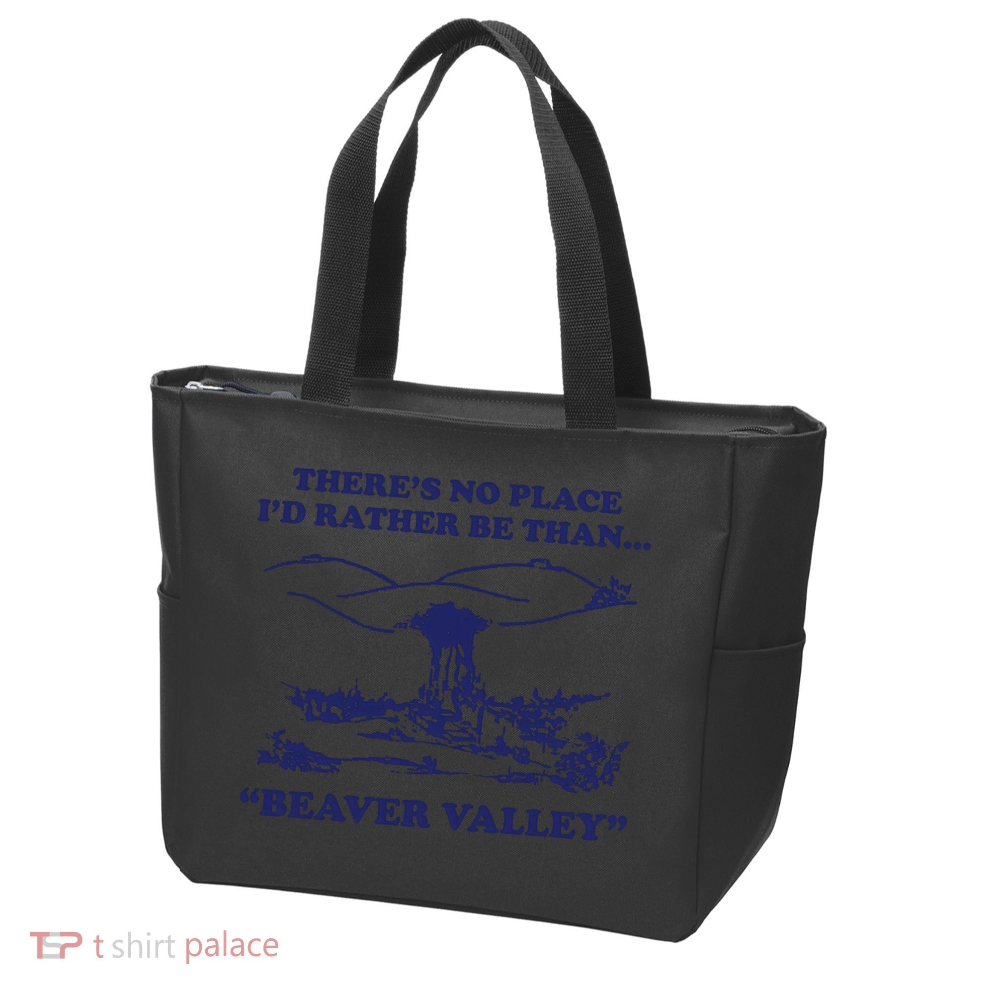 Beaver Valley Funny Offensive Tote Bag