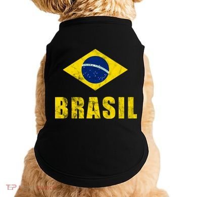Brasil Vintage Flag Sport Doggie Tank
