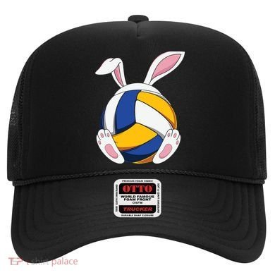 Bunny Volleyball Heartbeat Funny Easter Day Bunny Lovers Gift Hat