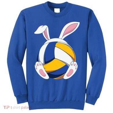 Bunny Volleyball Heartbeat Funny Easter Day Bunny Lovers Gift Sweatshirt