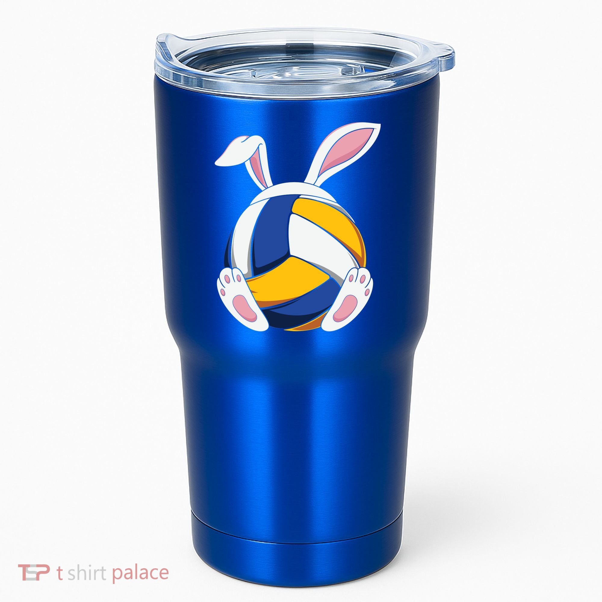 Bunny Volleyball Heartbeat Funny Easter Day Bunny Lovers Gift Tumbler