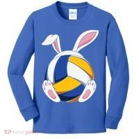 Bunny Volleyball Heartbeat Funny Easter Day Bunny Lovers Gift Kids Long Sleeve Shirt thumb 0