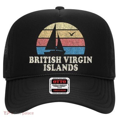 British Virgin Islands Vintage Sailboat 70s Hat