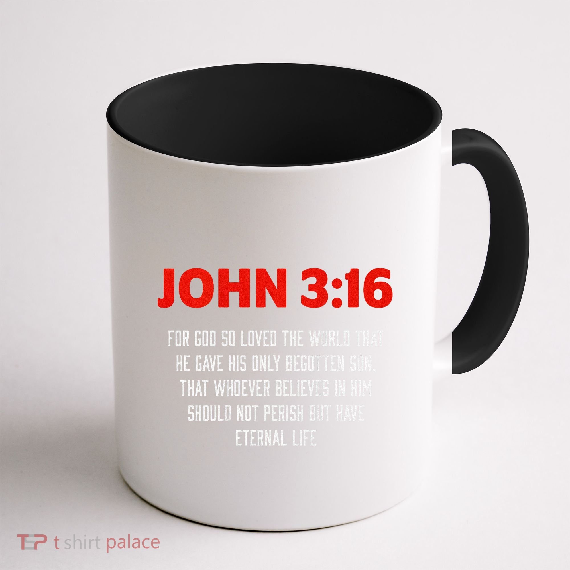 Bible Verse John 3 16 Christian Message About GodS Love Coffee Mug