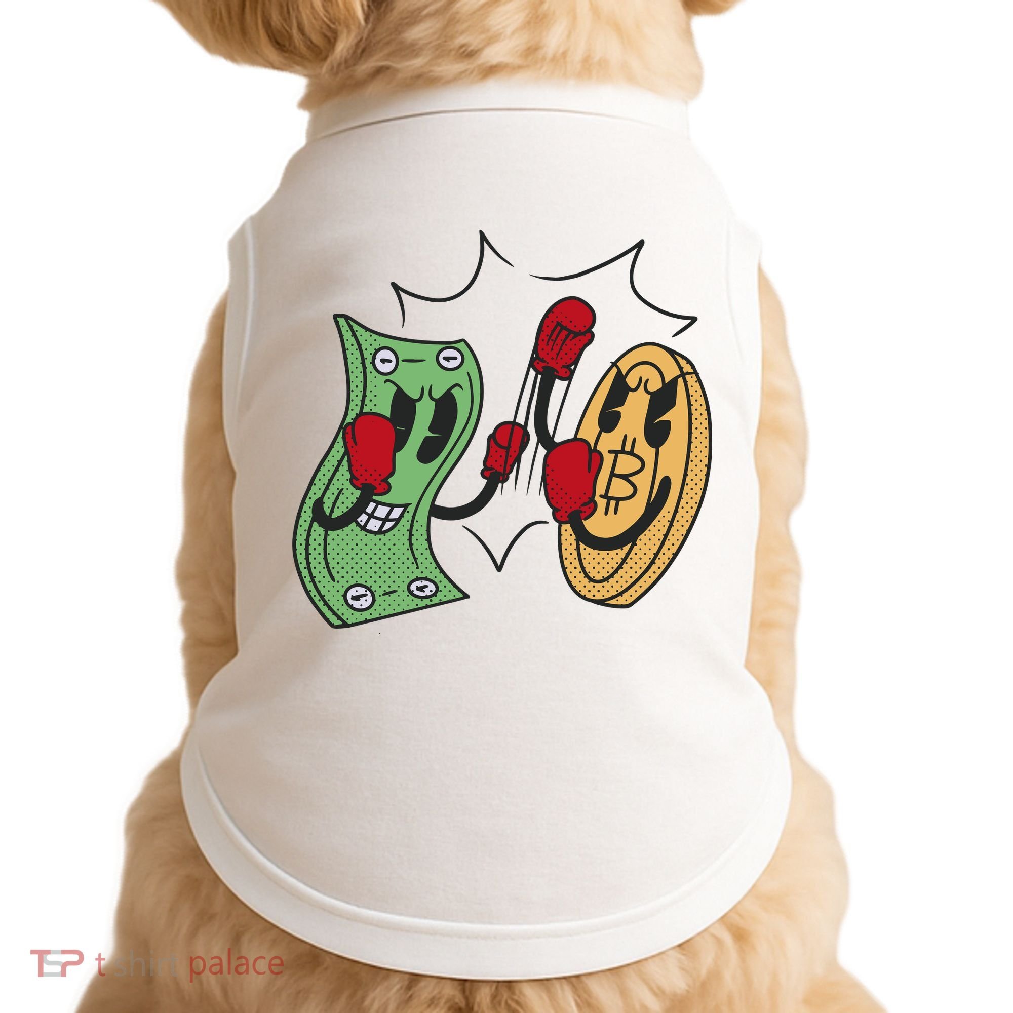 Bitcoin Vs Money Boxing Fight Doggie Tank