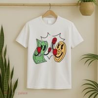 Bitcoin Vs Money Boxing Fight T-Shirt thumb 2