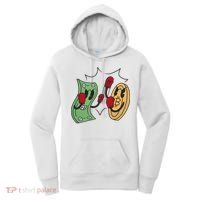 Bitcoin Vs Money Boxing Fight Women's Hoodie thumb 0
