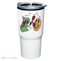 Bitcoin Vs Money Boxing Fight Tumbler thumb 0