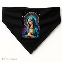 Blessed Virgin Mary Roman Catholic  USA-Made Doggie Bandana thumb 0