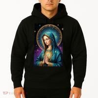 Blessed Virgin Mary Roman Catholic  Hoodie thumb 2