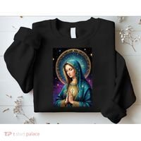 Blessed Virgin Mary Roman Catholic  Sweatshirt thumb 2