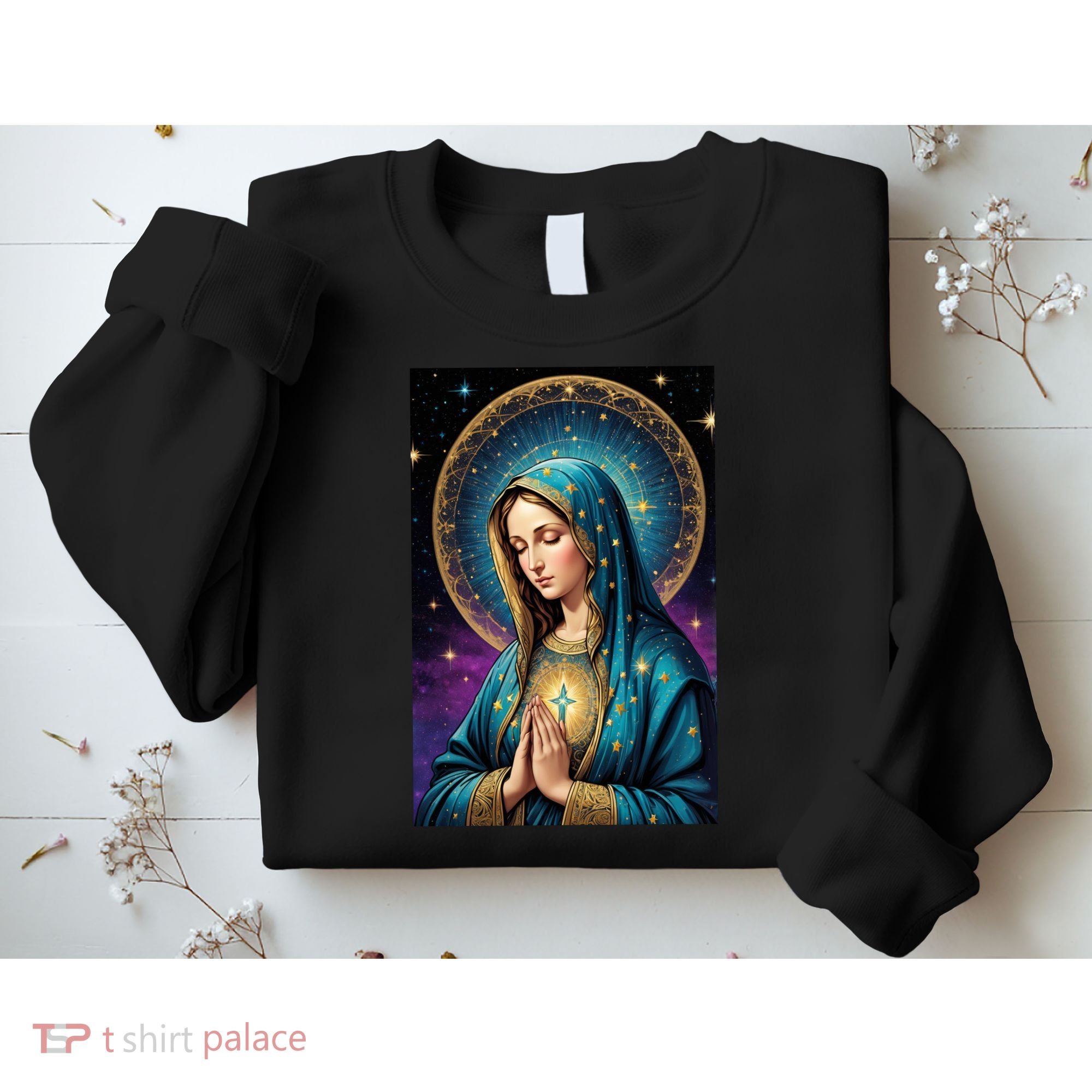 Blessed Virgin Mary Roman Catholic  Sweatshirt