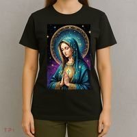 Blessed Virgin Mary Roman Catholic  T-Shirt thumb 4