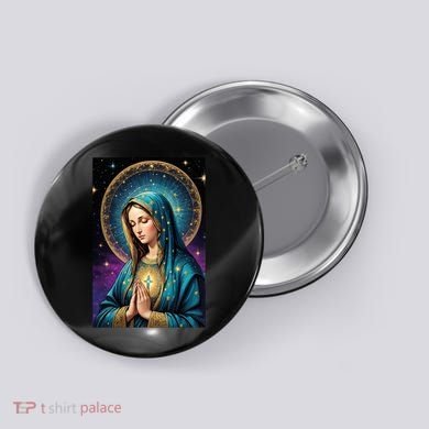 Blessed Virgin Mary Roman Catholic  Button