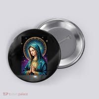 Blessed Virgin Mary Roman Catholic  Button thumb 0