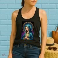 Blessed Virgin Mary Roman Catholic  Women's Tank Top thumb 2
