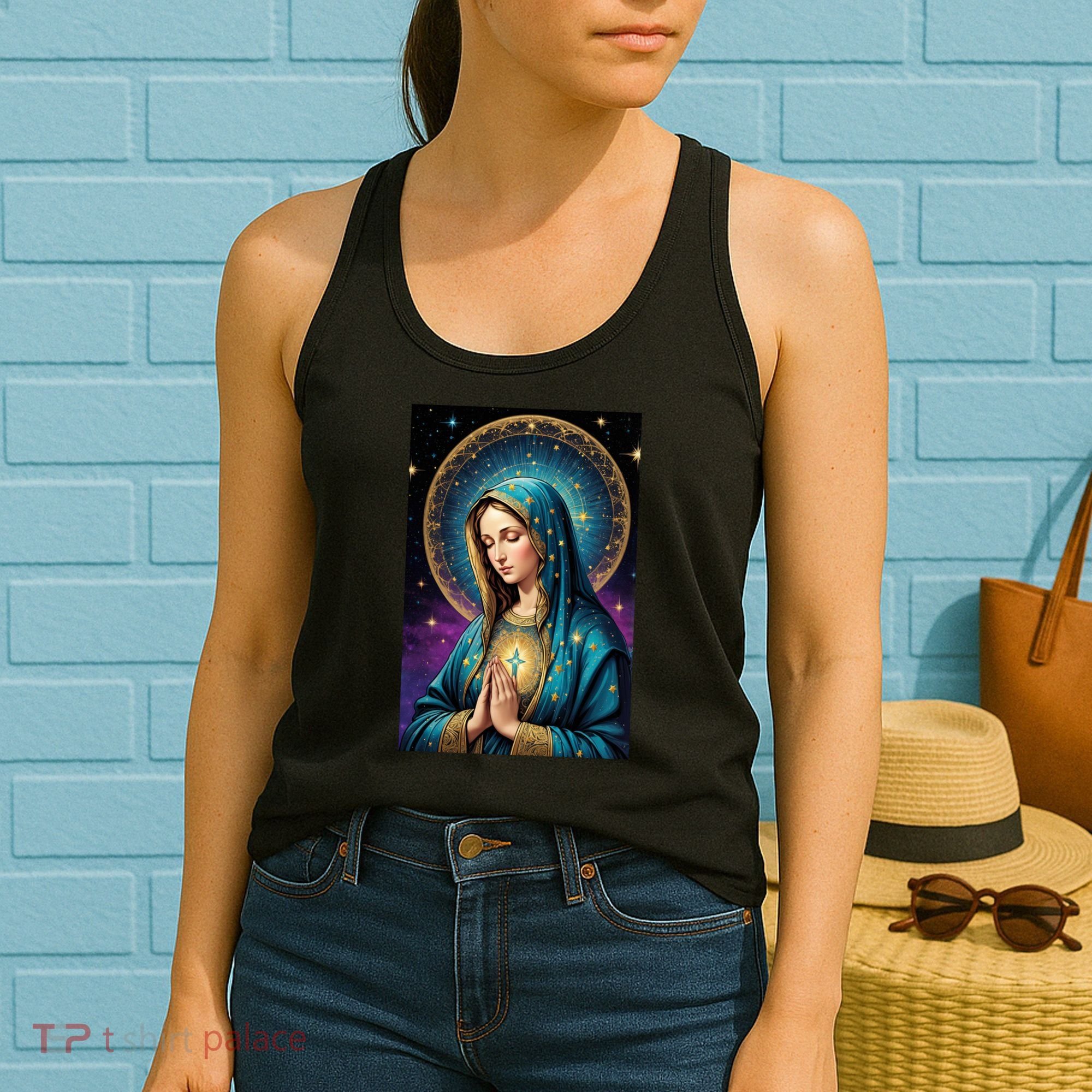 Blessed Virgin Mary Roman Catholic  Women's Tank Top