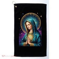 Blessed Virgin Mary Roman Catholic  Golf Towel thumb 0