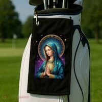 Blessed Virgin Mary Roman Catholic  Golf Towel thumb 2