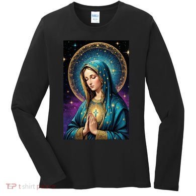 Blessed Virgin Mary Roman Catholic  Women's Long Sleeve Shirt