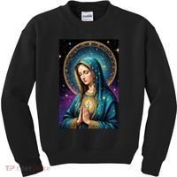 Blessed Virgin Mary Roman Catholic  Kids Sweatshirt thumb 0