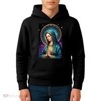 Blessed Virgin Mary Roman Catholic  Kids Hoodie thumb 4