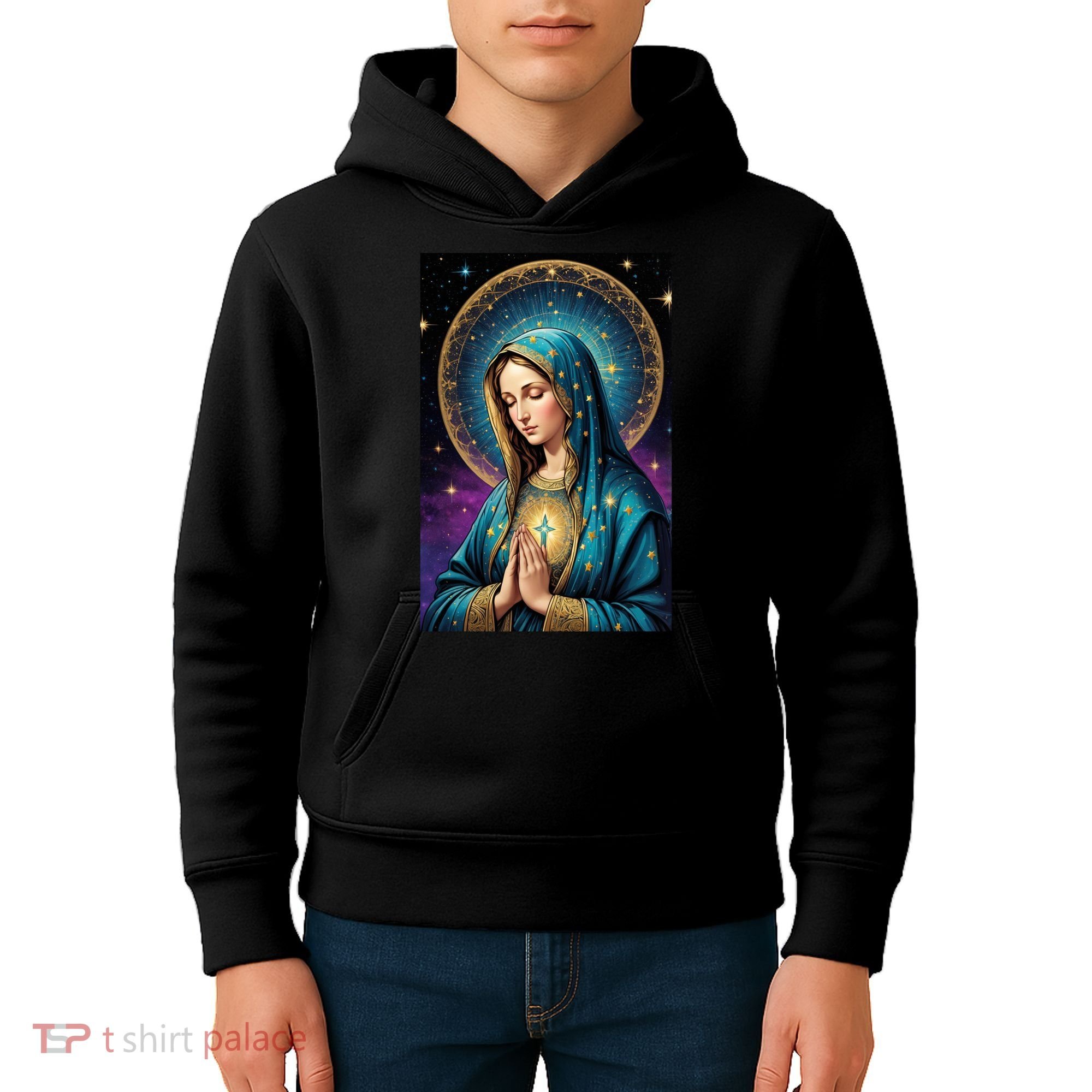 Blessed Virgin Mary Roman Catholic  Kids Hoodie