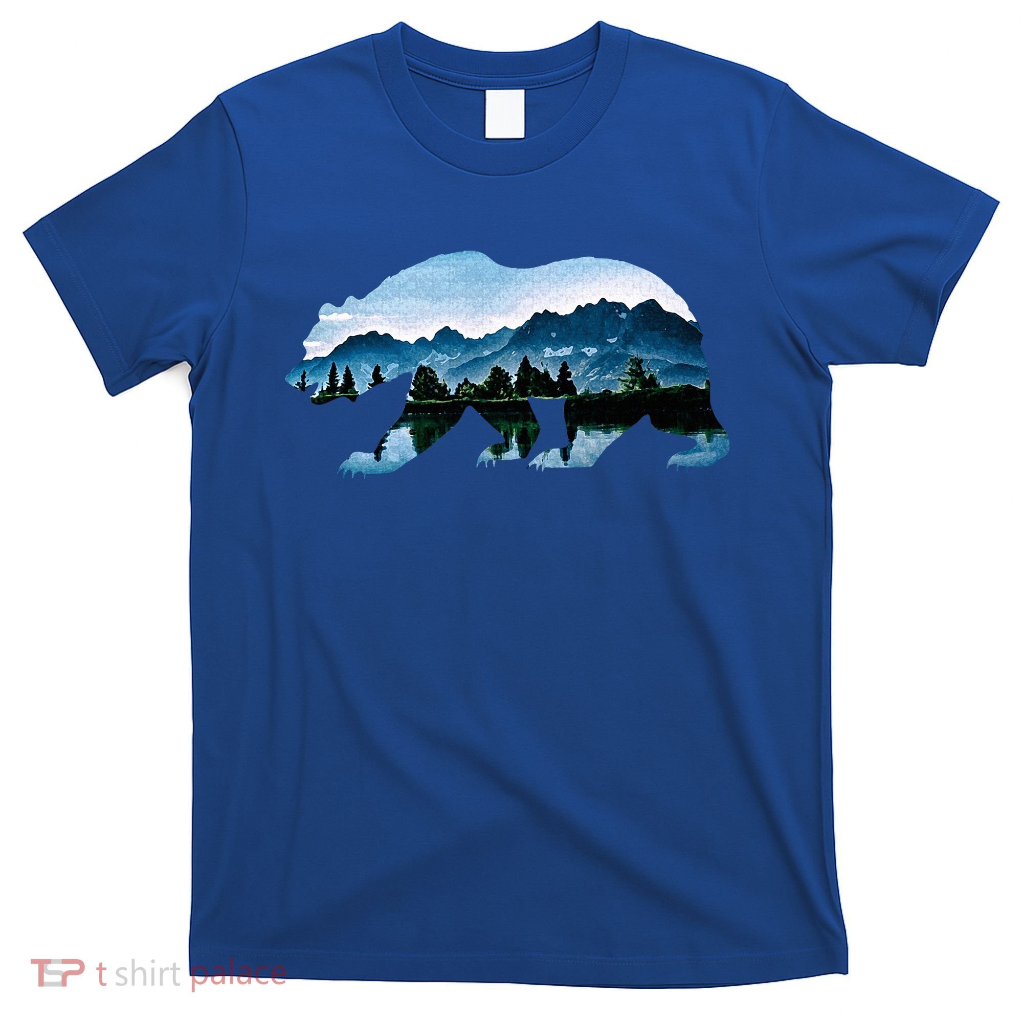 Bear Vintage National Park Bear Wildlife Mountains  T-Shirt