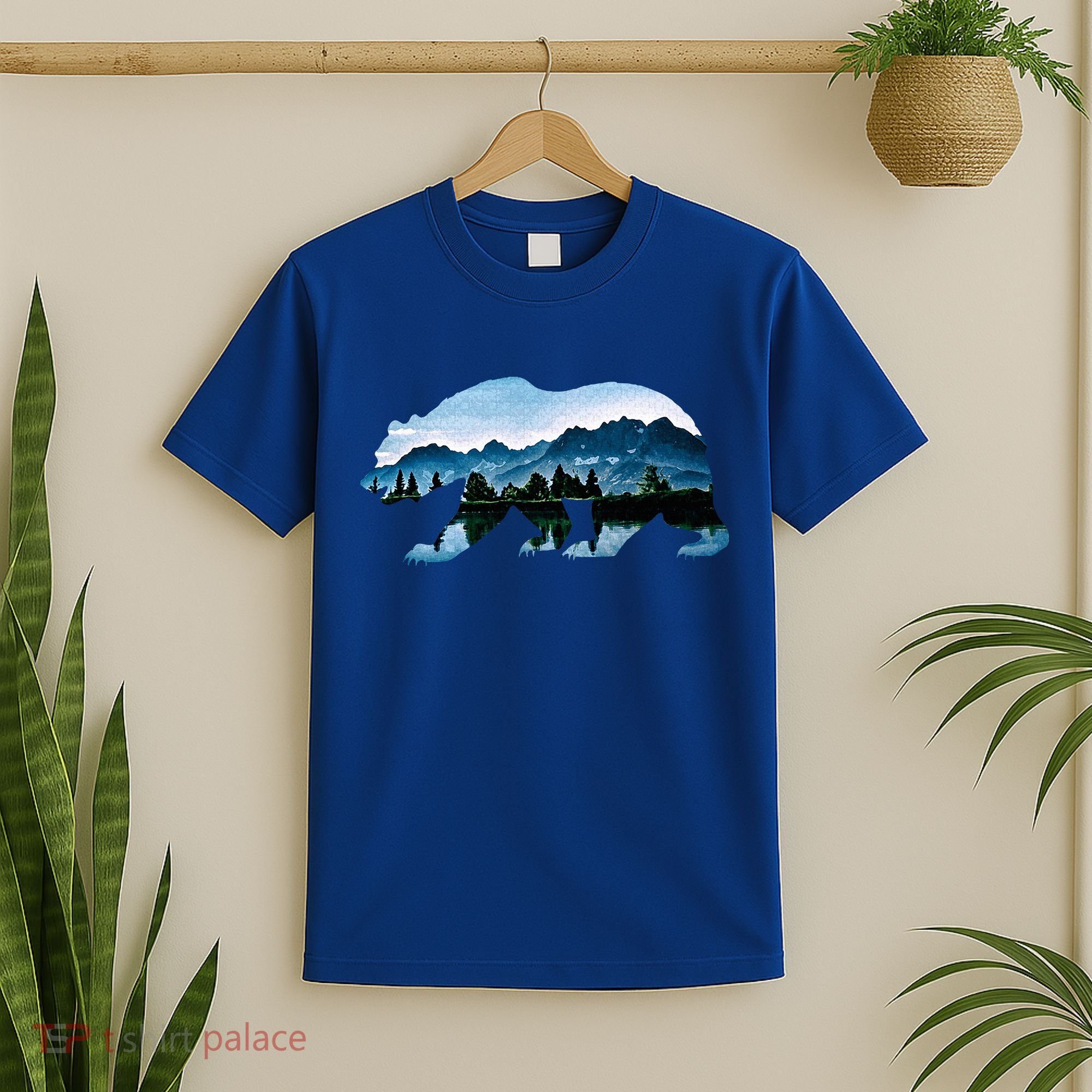 Bear Vintage National Park Bear Wildlife Mountains  T-Shirt