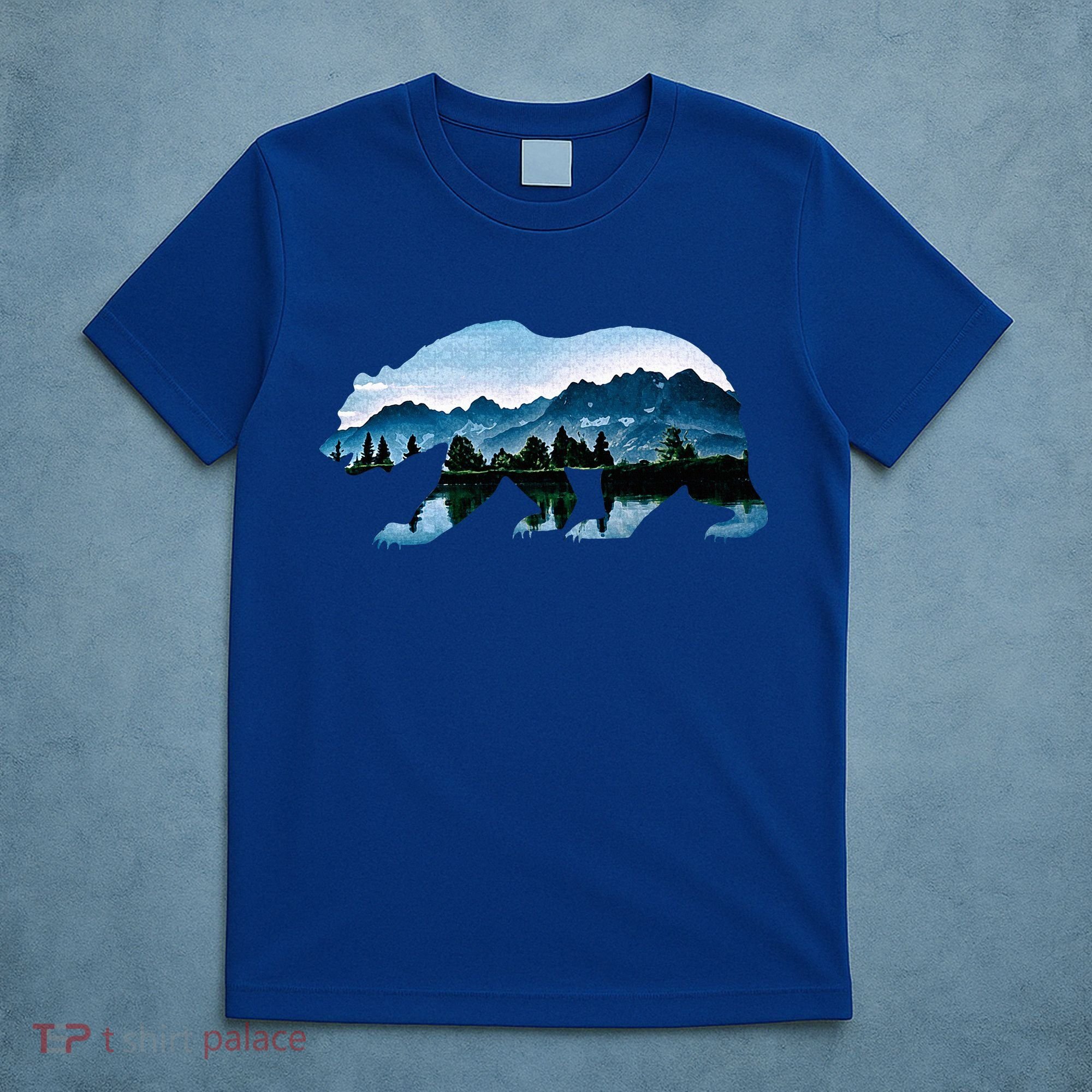 Bear Vintage National Park Bear Wildlife Mountains  T-Shirt