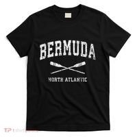Bermuda Vintage Nautical Paddles Sports Oars T-Shirt thumb 0