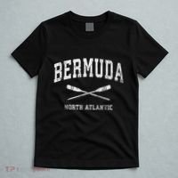 Bermuda Vintage Nautical Paddles Sports Oars T-Shirt thumb 5